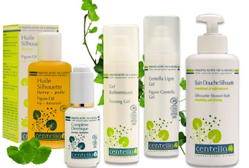 Huile, gels et complexe de la gamme Silhouette Centella